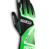Handskar Sparco Rush Grön/Svart