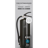 Brandsläckare,Design by Housegard, 6 kg pulver PE6HRA, Svart