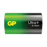 GP Ultra Plus Alkaline D-batteri, 13AUP/LR20, 2-pack