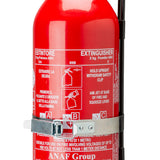 Sparco Brandsläckare 2 kg Pulver
