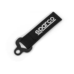 Nyckelring Sparco Läder Svart