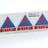 Stoppdekal blixt kit 5 st