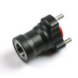 Framnav (25mm) 75mm Svart Aluminium