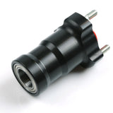 Framnav (25mm) 95mm Svart Aluminium