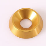 Försänkt Aluminiumbricka 6x18mm Guld 10-Pack