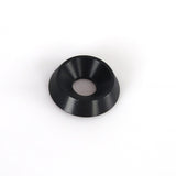Försänkt Aluminiumbricka 6x18mm Svart 10-Pack