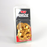 Försänkt Aluminiumbricka 8x34mm Guld 10-Pack