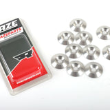Försänkt Aluminiumbricka 8x30mm Silver 10-Pack