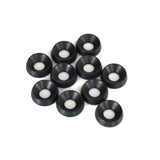 Försänkt Aluminiumbricka 8x19mm Svart 10-Pack