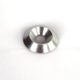 Försänkt Aluminiumbricka 6x20mm Silver 10-Pack