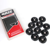 Försänkt Nylonbricka 8x30mm Svart 10-Pack