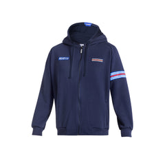 Hoodie Sparco Martini Racing Blå