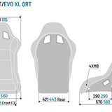 Stol Sparco Evo XL / III  QRT